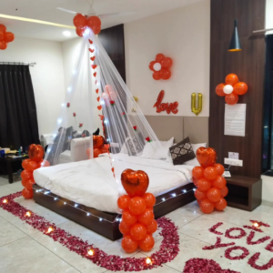Romantic Setup On Bed