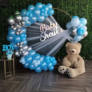 Baby Shower Round Backdrop